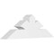 Ekena Millwork Richland Architectural Grade PVC Gable Bracket, 48"W x 16"H x 6"D x 6"F, 8/12 Pitch GBP048X16X0606RIC00 - alternate 1